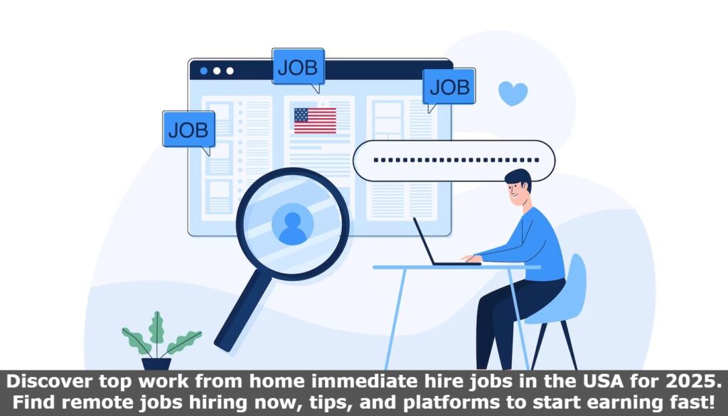 Work from home immediate hire
