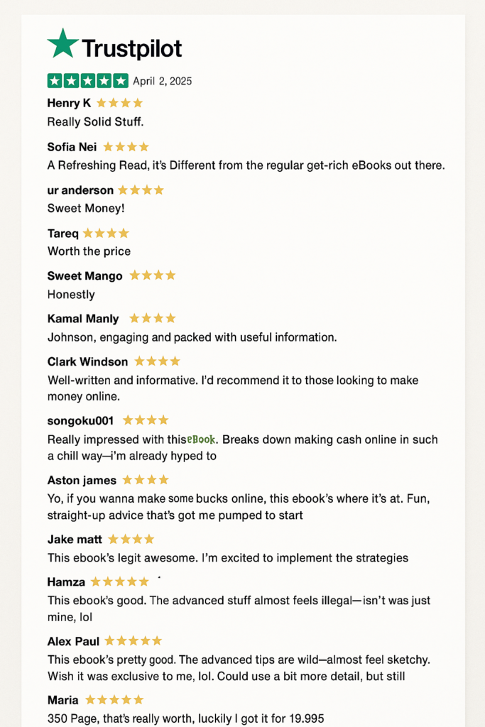 Trustpilot revies