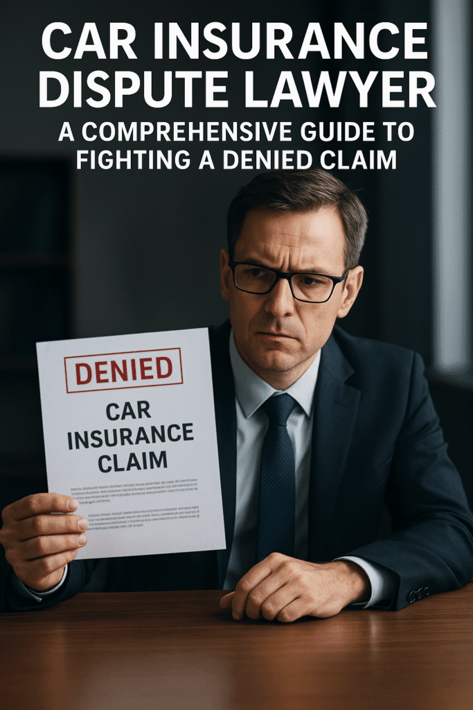 Car insurance dispute lawyer​