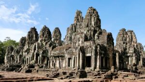 Ancient ruins in asia